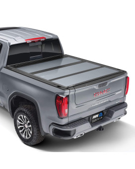 A.R.E. Fusion Painted Hard Fold Truck Bed Tonneau Cover Ar12022L-G7C Fits 2019 - 2021 Gmc Sierra 1500 W Or Wo Multipro Tailgate 5 8 Bed (70) Paint Code: G7C Pull Me Over Red