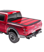 A.R.E. Fusion Painted Hard Fold Truck Bed Tonneau Cover Ar22019L-Rr Fits 2015 - 2020 Ford F-150 5 6 Bed (67.1) Paint Code: Rr Ruby Red