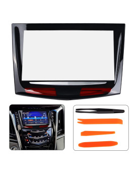 Ransoto Touch Screen Display Cue Replacement Protector With Trim Removal Tool Kit Compatible With 2013-2017 Ats Escalade Srx Xts Elr Cts Cts-V