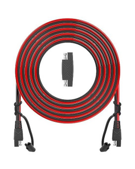 Oymsae 25Feet Sae To Sae Extension Cable Quick Disconnect Connector 16Awg,For Automotive,Solar Panel Panel Sae Plug(25Ft(16Awg)), Charging Adapter