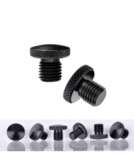 M10 Motorcycle Mirror Hole Plugs Cnc Aluminum Blanking Plugs Screws With Anodic Oxidation: 10Mm: 2 X Clockwise (10Mm 2 X Right Thread)
