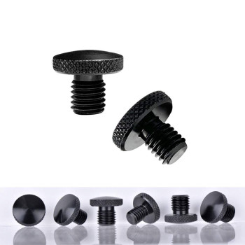 Evermotor M8 Aluminum Mirror Plug Screws Regularleft Hand Thread Caps Cnc Rearview Mirror Blanking Screws For The Handlebar Mirrors Fit Ktm,Yamaha,Suzuki,Harley(2 Pcs)