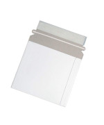 Maxtek CD/DVD Disc White Cardboard Mailers, 6 x 6 3/8 Inches, Self Seal Adhesive Flap, 25 Pack.