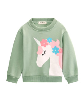 Fleece Unicorn Sweatshirts For Girls Toddler Kids Ii Little Girls Pullover Tops Sweaters Hoodies