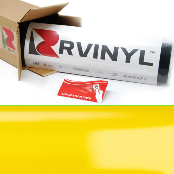 3M 2080 G55 Gloss Lucid Yellow 5Ft X 22Ft Wapplication Card Vinyl Vehicle Car Wrap Film Sheet Roll