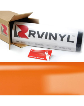 3M 2080 G24 Gloss Deep Orange 5Ft X 1Ft Wapplication Card Vinyl Vehicle Car Wrap Film Sheet Roll