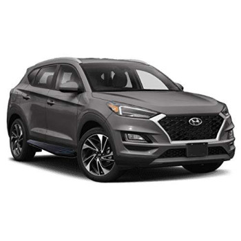 Black Horse Black Aluminum Peerless Running Boards Compatible With 2019-2021 Hyundai Tucson All