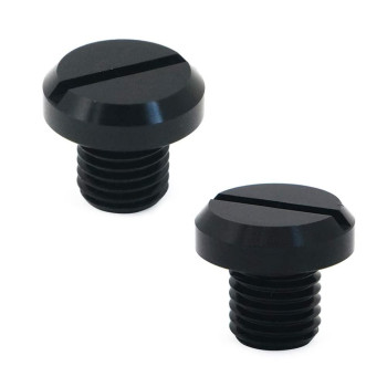 Autovic 2Pcs Universal Motorcycle M10X125 Mirror Hole Plugs For Yamaha Fz-07 Mt-07 Fz-09 Mt-09Fz Honda Crf250 Cb500F Xl700V Nc750X Crf1000L Bmw G310 Kawasaki Ducati Suzuki