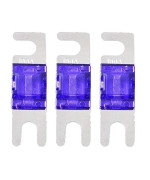 Mini Anl 100 Amp Fuse For Automotive Marine Audio Video System Electronics Fuse 3 Pack (100A)