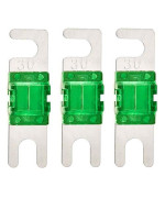 Mini Anl 30 Amp Fuse For Automotive Marine Audio Video System Electronics Fuse 3 Pack (30A)