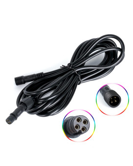 Ychow-Tech 10Ft 4Pin Extension Cable Cord Wire For 4 6 8 Pods Rgb Multicolor Led Rock Lights Kits