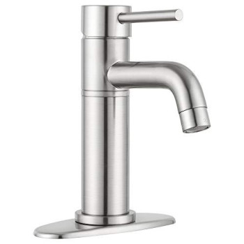 Dura Faucet RV Single Handle Lever Vessel Bathroom Sink Faucet - Single Hole (Brushed Satin Nickel)