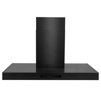 ZLINE 36" Convertible Vent Wall Mount Range Hood in Black Stainless Steel (BSKEN-36)