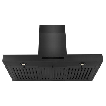 ZLINE 36" Convertible Vent Wall Mount Range Hood in Black Stainless Steel (BSKEN-36)