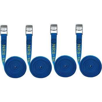 NRS 1" Heavy Duty Tie Down Strap 4 Pack-IconicBlue-15ft