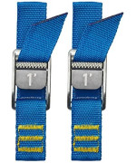 NRS 1" Heavy Duty Tie Down Strap 2 Pack-IconicBlue-1ft