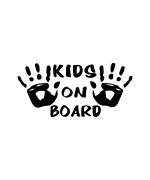 Meitinalife Kids On Board Stickers Baby On Board Funny Car Stickers And Decals Baby In Car Styling Bumper Sticker Windshield Window Vinyl Decal For Car Body Door Decoration 59X275 (3)