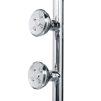 PULSE ShowerSpas 1089-CH Lanai Shower System, 8" Rain Showerhead, 5-Function Hand Shower, 3 Body Spray Jets, Adjustable Slide Bar, Polished Chrome