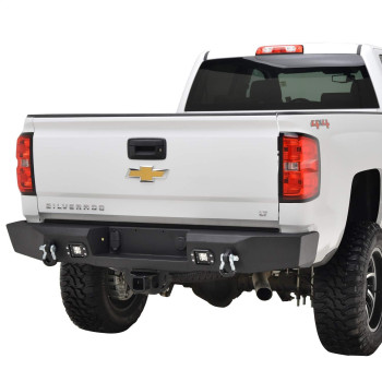 Paramount Automotive Led Rear Bumper 57-0305 15-19 Chevy Silverado 2500Gmc Sierra 2500 Black