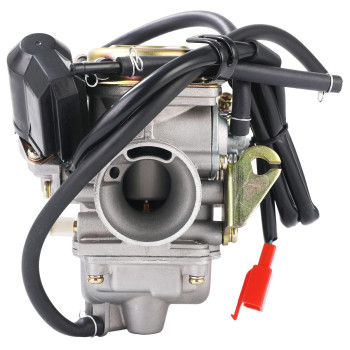 Powermotor Pd24J Carburetor For 4-Stroke Gy6 125Cc 150Cc Atv Go Karts Scooter Mopeds Qmjqmi157 Qmjqmi152 - Manifold Intake Diameter 24Mm Pd24J Carb