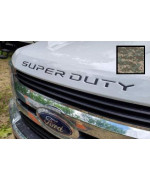 Decal Mods (2017-2022) Hood Grille Decal Sticker (Thin) Letter Inserts Inlays For Ford F250 F350 F450 Super Duty (Digital Camo Acu Generic) - Fdcacugeneric