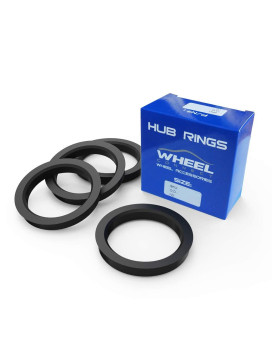 Wheel Connect Hub Centric Rings, 741 To 571, Set Of 4, Abs Plastic Hubrings,Od:740-Id:571Mm P