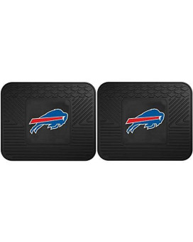 Nfl Bills 2-Piece Heavy-Duty Vinyl Car Mat Set 21100418