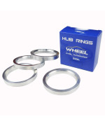 Wheel Connect Hub Centric Rings,731 To 561, Aluminium Alloy Hubrings 561 To 731 Set Of 4, Od:731-Id:5615 (561) Mm A