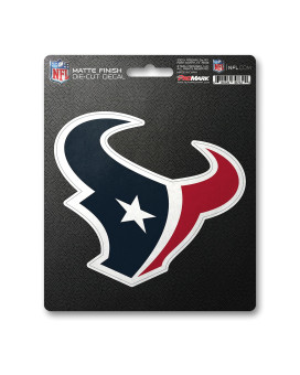 Fanmats Nfl - Houston Texans Matte Decal 5X6.25 Sheet