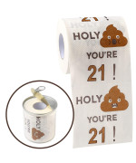 Happy 21St Birthday Gifts For Women And Men 3-Ply Funny Toilet Paper Roll 21St Birthday Toilet Paper Gag Funny Birthday Gift Toilet Paper Novelty For 21 Birthday Party Decorations