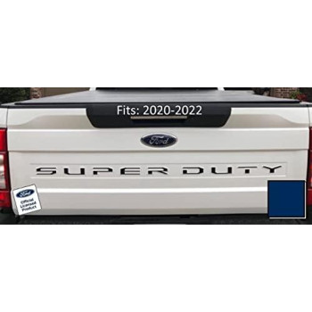 Ford Super Duty Letter Inserts Inlays Decals Stickers (Thin) For Tailgate (2020-2022) F250 F350 F450 (Dark Blue) - Cdb