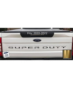 Ford 2020-2022 Super Duty Letter Inserts Inlays Decals Stickers (Thin) For Tailgate (2020-2022) F250 F350 F450 (Metallic Gold) - Cgold