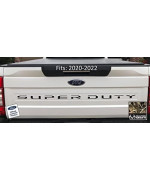 Ford Super Duty Letter Inserts Inlays Decals Stickers (Thin) For Tailgate (2020-2022) F250 F350 F450 (Realtree Max4) - Max4