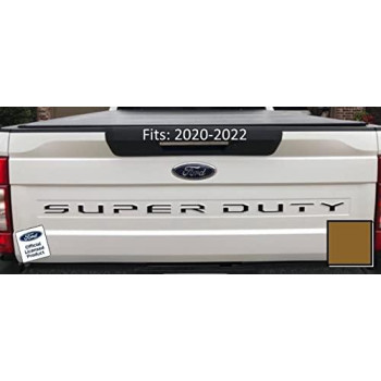 Ford Super Duty Letter Inserts Inlays Decals Stickers (Thin) For Tailgate (2020-2022) F250 F350 F450 (Bronze Metallic) - Cbrnz