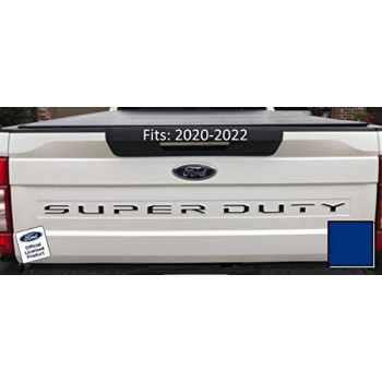 Ford Super Duty Letter Inserts Inlays Decals Stickers (Thin) For Tailgate (2020-2022) F250 F350 F450 (Blue) - Cblu