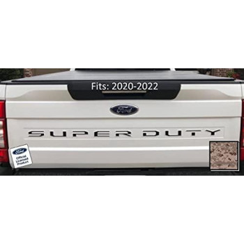 Ford Super Duty Letter Inserts Inlays Decals Stickers (Thin) For Tailgate (2020-2022) F250 F350 F450 (Marpat Desert Camo) - Marpatdesert