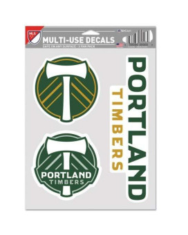 Wincraft Mls Portland Timbers Decal Multi Use Fan 3 Pack Team Colors One Size