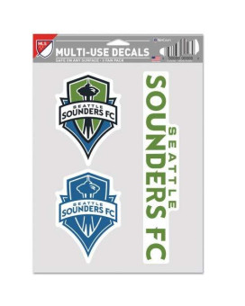 Wincraft Mls Seattle Sounders Fc Decal Multi Use Fan 3 Pack Team Colors One Size