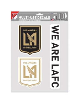 Wincraft Mls Los Angeles Fc Decal Multi Use Fan 3 Pack Team Colors One Size