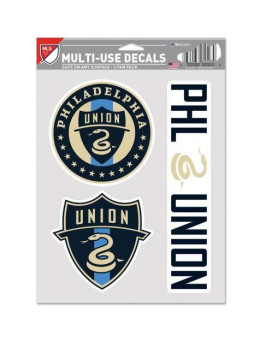 Wincraft Mls Philadelphia Union Decal Multi Use Fan 3 Pack Team Colors One Size