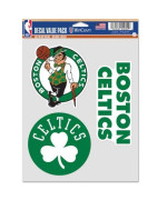 Wincraft Nba Boston Celtics Decal Multi Use Fan 3 Pack Team Colors One Size