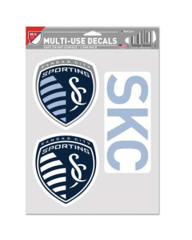 Wincraft Mls Sporting Kansas City Decal Multi Use Fan 3 Pack Team Colors One Size