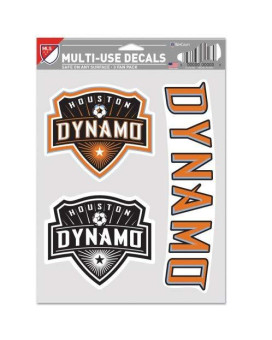 Wincraft Mls Houston Dynamo Decal Multi Use Fan 3 Pack Team Colors One Size