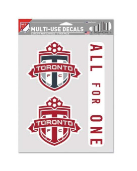 Wincraft Mls Toronto Fc Decal Multi Use Fan 3 Pack Team Colors One Size