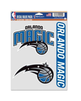 Wincraft Nba Orlando Magic Decal Multi Use Fan 3 Pack Team Colors One Size