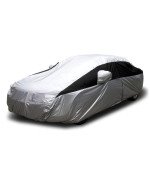 Titan Lightweight Poly 210T Car Cover For Large Sedans 203-212 Waterproof, Uv Protection, Scratch Resistant, Driver-Side Zippered Opening Fits Avalon, Xts, 6-8 And More