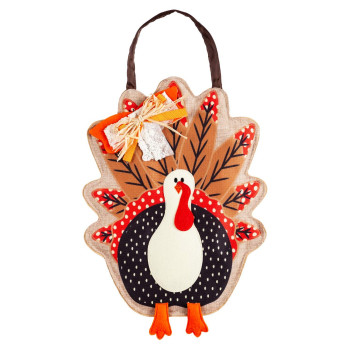 Evergreen Thanksgiving Holiday Door Dacor (Turkey Door Dacor)