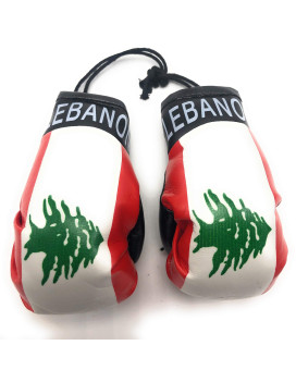 Red Hat Ent Hanging Car Mirror Mini Boxing Gloves (Lebanon)