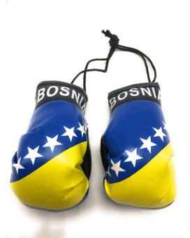 Red Hat Ent Hanging Car Mirror Mini Boxing Gloves (Bosnia)