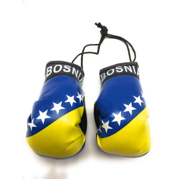 Red Hat Ent Hanging Car Mirror Mini Boxing Gloves (Bosnia)